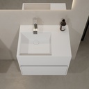 Acebo Wall hung Vanity Unit White 60  Top