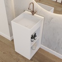 Glee Freestanding Washbasin White 42  Side