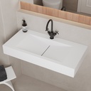 Anemone Wall hung Washbasin White 90  Side