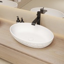 Bamboo Countertop Washbasin White 50  Side