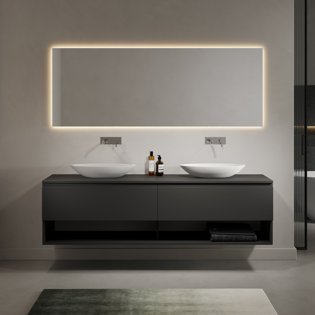 Lantana Countertop Washbasin White 60  Front