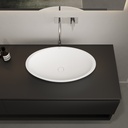 Lantana Countertop Washbasin White 60  Top