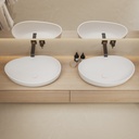 Ocean Countertop Washbasin White 65  Top