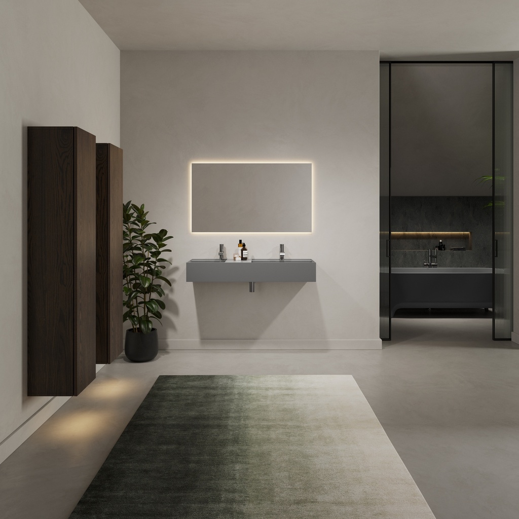 Hatysa Wall hung Washbasin Grey 120  Overview