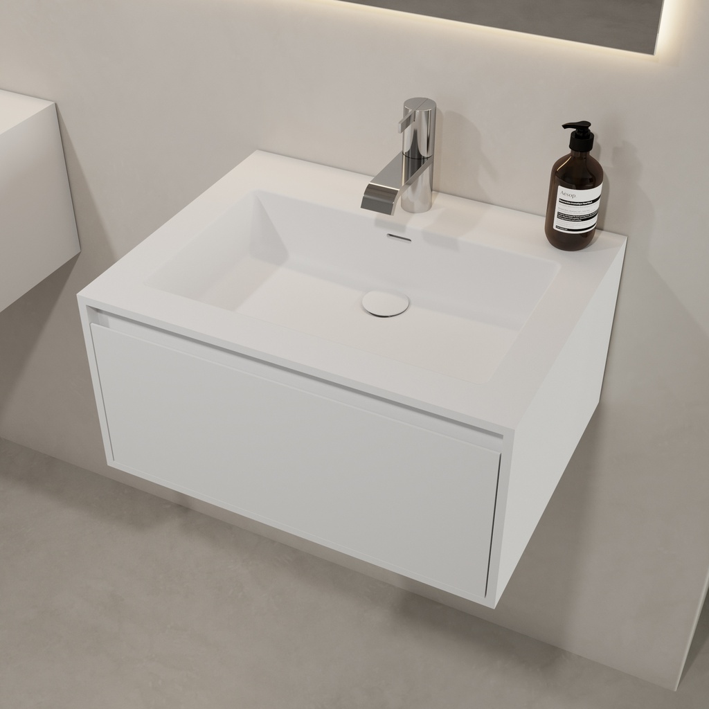 June Wall hung Washbasin White 60 without Side