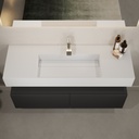 Sienna Wall hung Washbasin White 120  Top