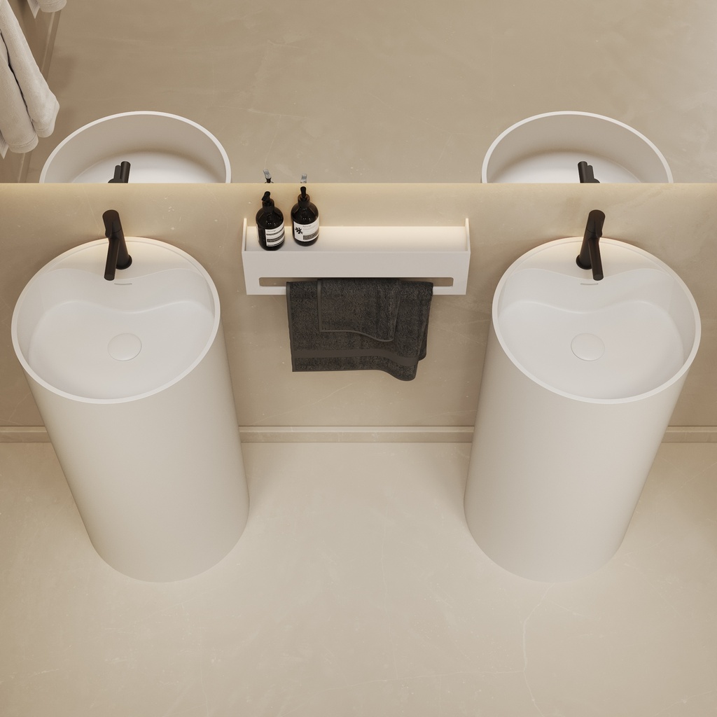 Spark Freestanding Washbasin White 45  Top