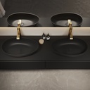 Toulouse Countertop Washbasin Black countertop  Top