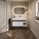 Apollo Classic Bathroom Cabinet 1 Drawer 1 Shelf Comfort Size White Std handle Overview