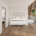 Athena Classic Bathroom Cabinet 2 Aligned Drawers 1 Shelf Luxe Size White Std handle Overview