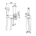 Wall-Mounted Bidet Tap - 1455136 Bruma td
