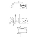 Concealed Single Lever Shower Tap - 1847804 Bruma