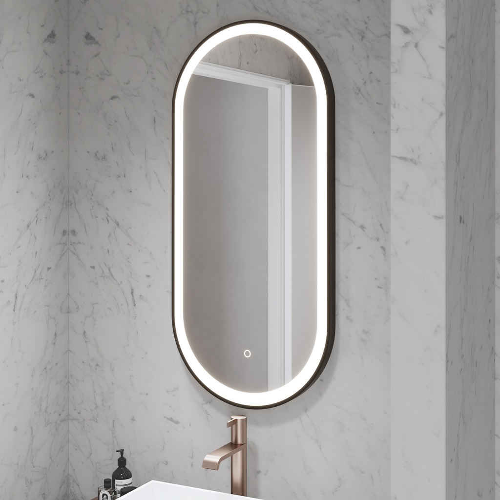 coal mirror Black 50 Side