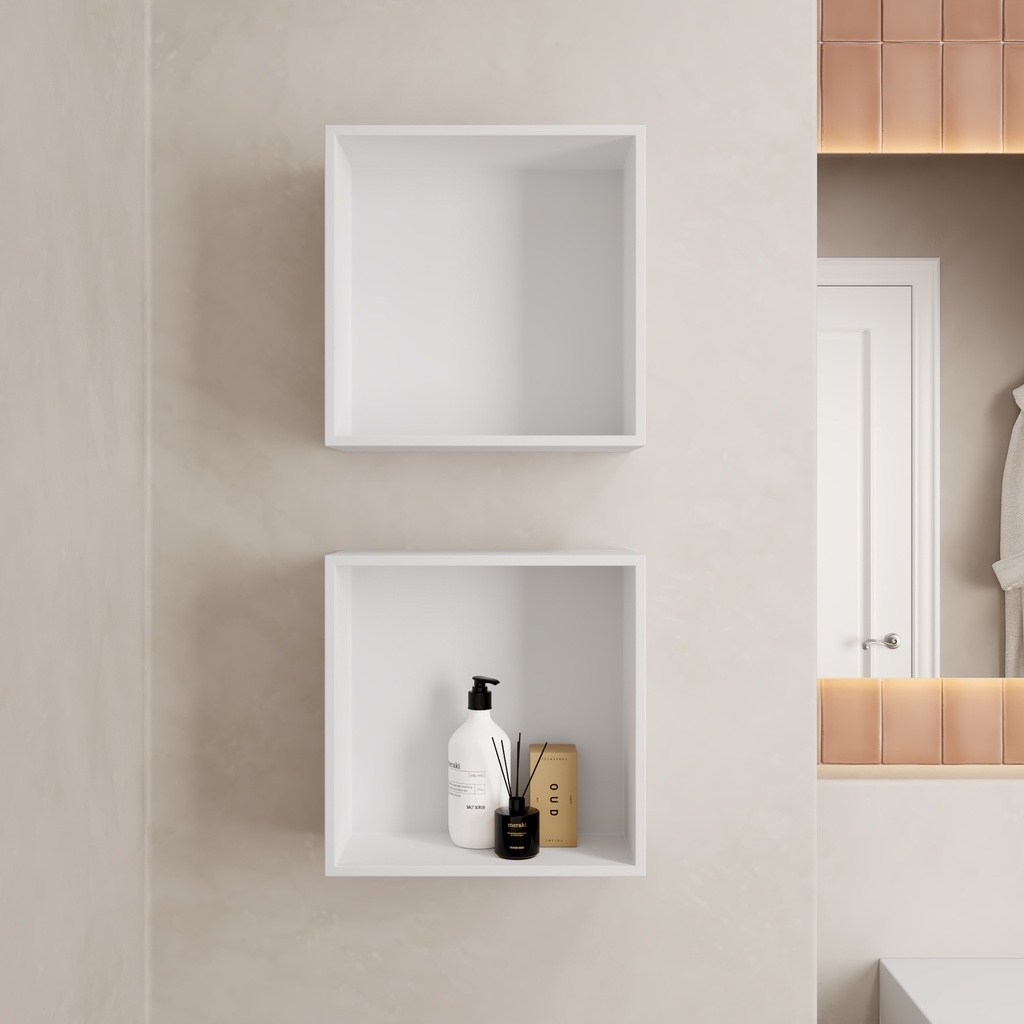 cubo square shelf White 30 Top