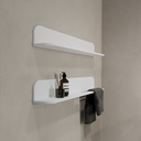 scott shelf with towel holder White 90 Side