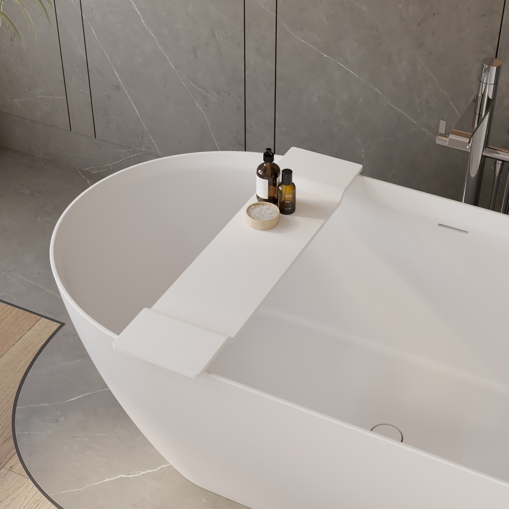 thelma bathtub tray White 85 Side