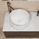 Prana Countertop Washbasin Carrara Marble 38  Top