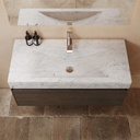 Sarah Countertop Washbasin Carrara Marble 100  Top