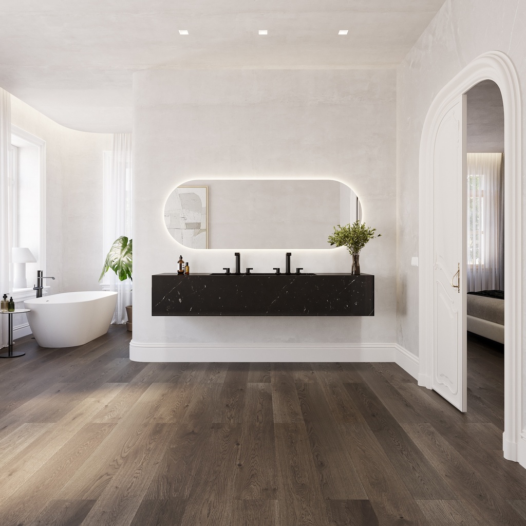 Sagitta Plus Deep Marble Wall-Hung Washbasin Marquina Marble Overview