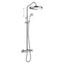 Classic Two-Way Thermostatic Mixer Shower - Tres
