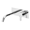 Leaf Wall-Mounted Single Lever Washbasin Tap 20cm - 1670127 Bruma