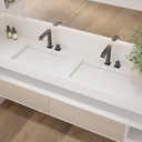 Gliese Slim Corian® hangende dubbele wastafel