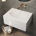Ara Deep Corian® Wall-Hung Washbasin | Mini Size