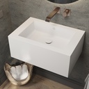 Quiet Deep Corian® Wall-Hung Washbasin | Mini Size