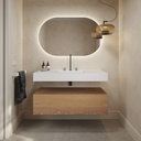 Gaia Wood Bathroom Cabinet | 1 Drawer