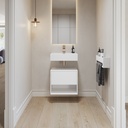 Athena Classic Edge Bathroom Cabinet | 1 Drawer · 1 Shelf · Mini