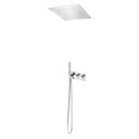 Breeze Thermostatic Concealed Shower Set with Rain Shower and Hand Shower 500x500mm - Bruma