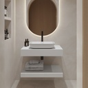 Hylas Corian® Étagère flottante pour lavabo | Taille Mini