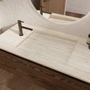 Perseus Travertine Single Vanity Top