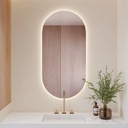 Stella Vertical Backlit Oval Mirror