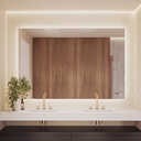 Halo Horizontal Backlit Mirror