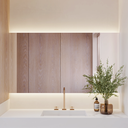 Astro Floating Horizontal Backlit Mirror | 2 Sides